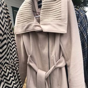 Tan ‘Express’ winter coat. Belted.